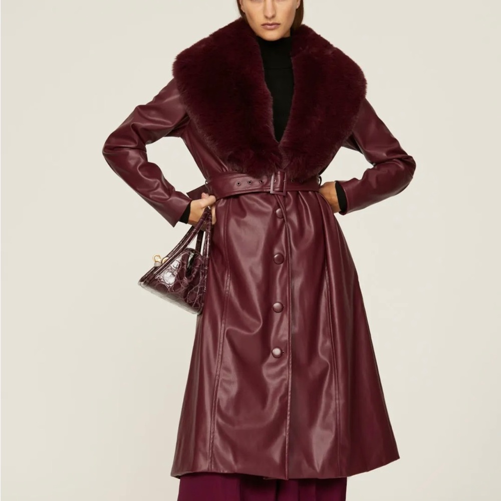 Anthropologie Hutch Liv Coat in Red, 2x never worn. NWT.